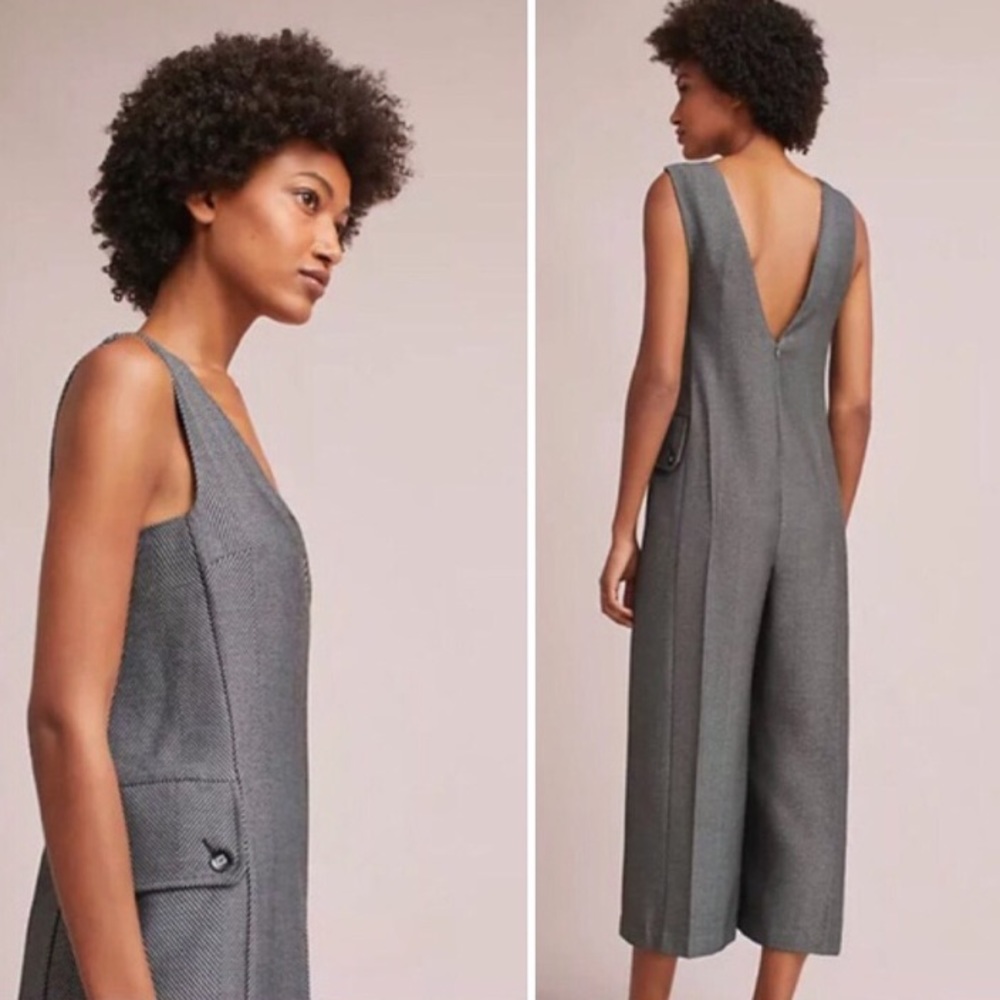 Anthropologie Cartonnier Oxford Jumpsuit